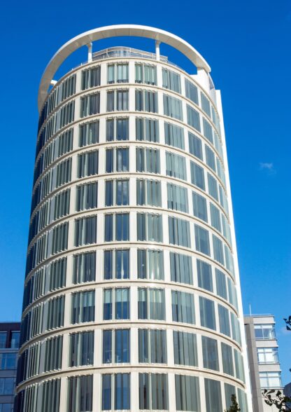 Modern skyscraper in Hamburg